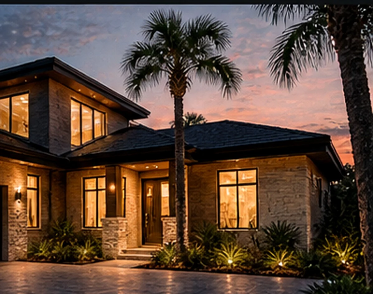 Illustrative Hudson property-project scene