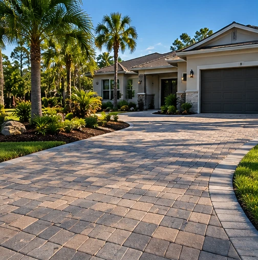 Illustrative photograph for Driveways & Paver Surfaces