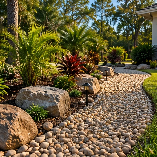 Illustrative photograph for Decorative Stone & Rock Beds